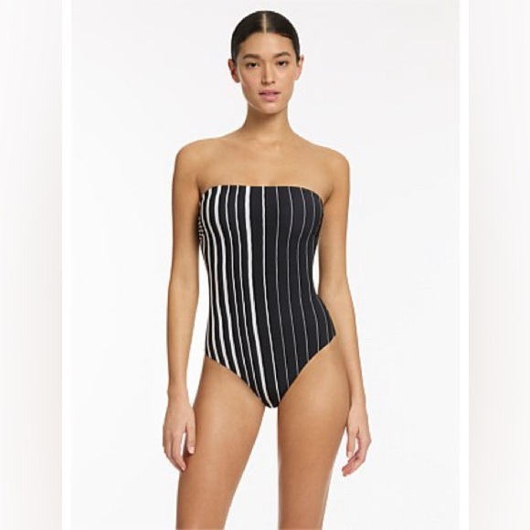 Jets AUSTRALIA Other - *NWT* JETS AUSTRALIA LUNAR STRIPE BANDEAU ONE-PIECE SWIMSUIT